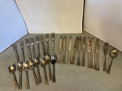 YOUREX Silver Seal Lady Helen 26 Pieces Vintage For (8 Place  Settings)