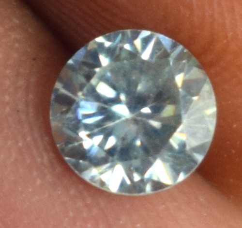 Bague Diamant 5.00 Carats - Coupe Coussin, Blanc Cassé, VVS1 - Argent 925 - Neuf Avec étiquettes