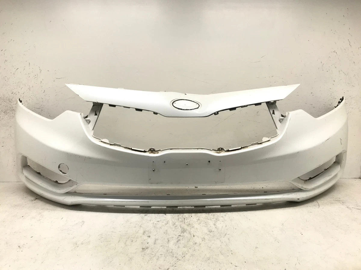 Front Bumper Cover White 2014 2015 2016 Kia Forte Sedan 86511