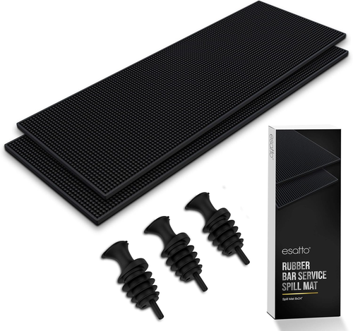 23.375” X 7.75” Double Width Professional Spill Bar Supply Mat Bartender Non-Sli - Picture 11 of 11