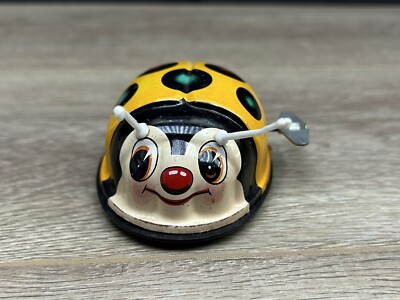 Vintage Ladybug Ladybird Metal Tin Wind Up Toy Japan | eBay