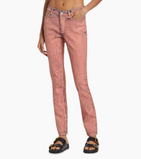 Purple Brand Paint Job Pink Mid-Rise Skinny Jeans Women's Size 26 NWT