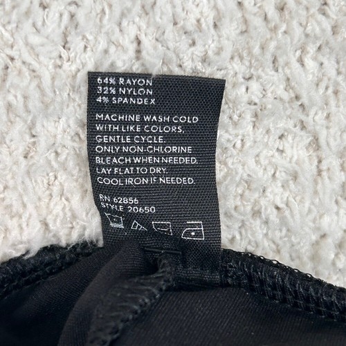 HUE Leggings Womens Plus 3X Black Ponte High Rise Pull On Active Pockets - Picture 11 of 13