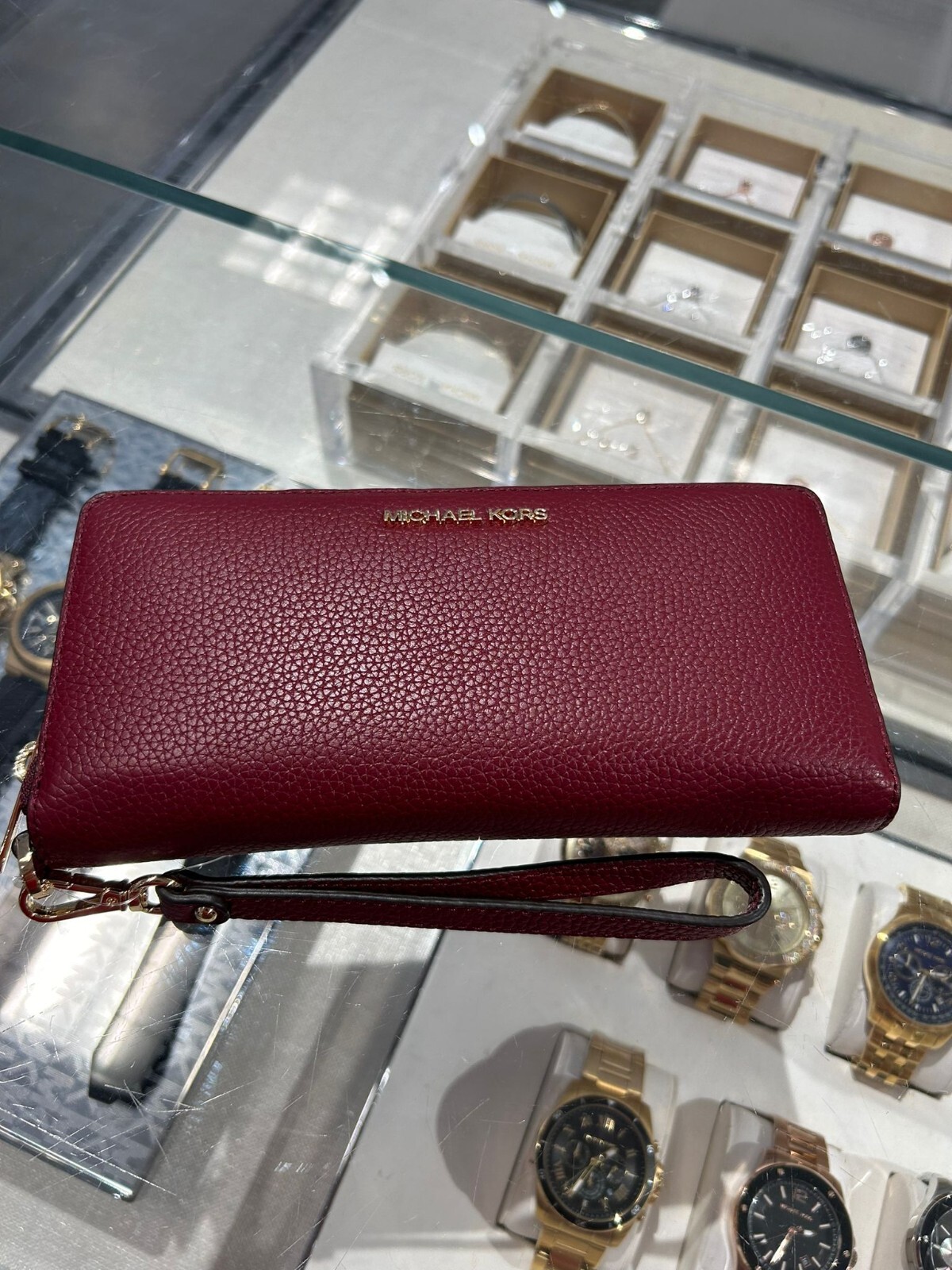 Michael Kors Ladies Fashion Wristlet Long Zip Around Wallet Clutch 