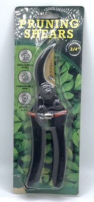 GEROSSI PRUNING SHEARS 3/4  CUTTING CAPACITY HIGH CARBON STEAL CUSHION GRIP