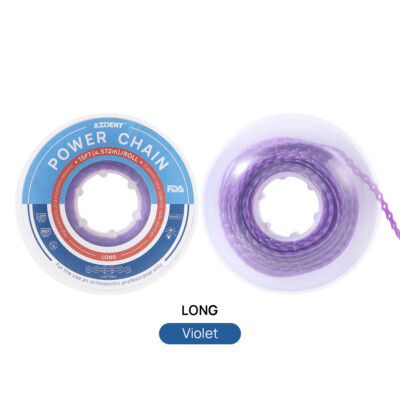 AZDENT Dental Orthodontic Ligature Ties Elastic Rubber Bands For Brackets