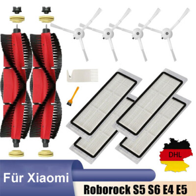 Für Xiaomi RoboRock S5 S6 Zubehör Ersatz Filter Bürsten S5 Max S6 MaxV S6 Pure E