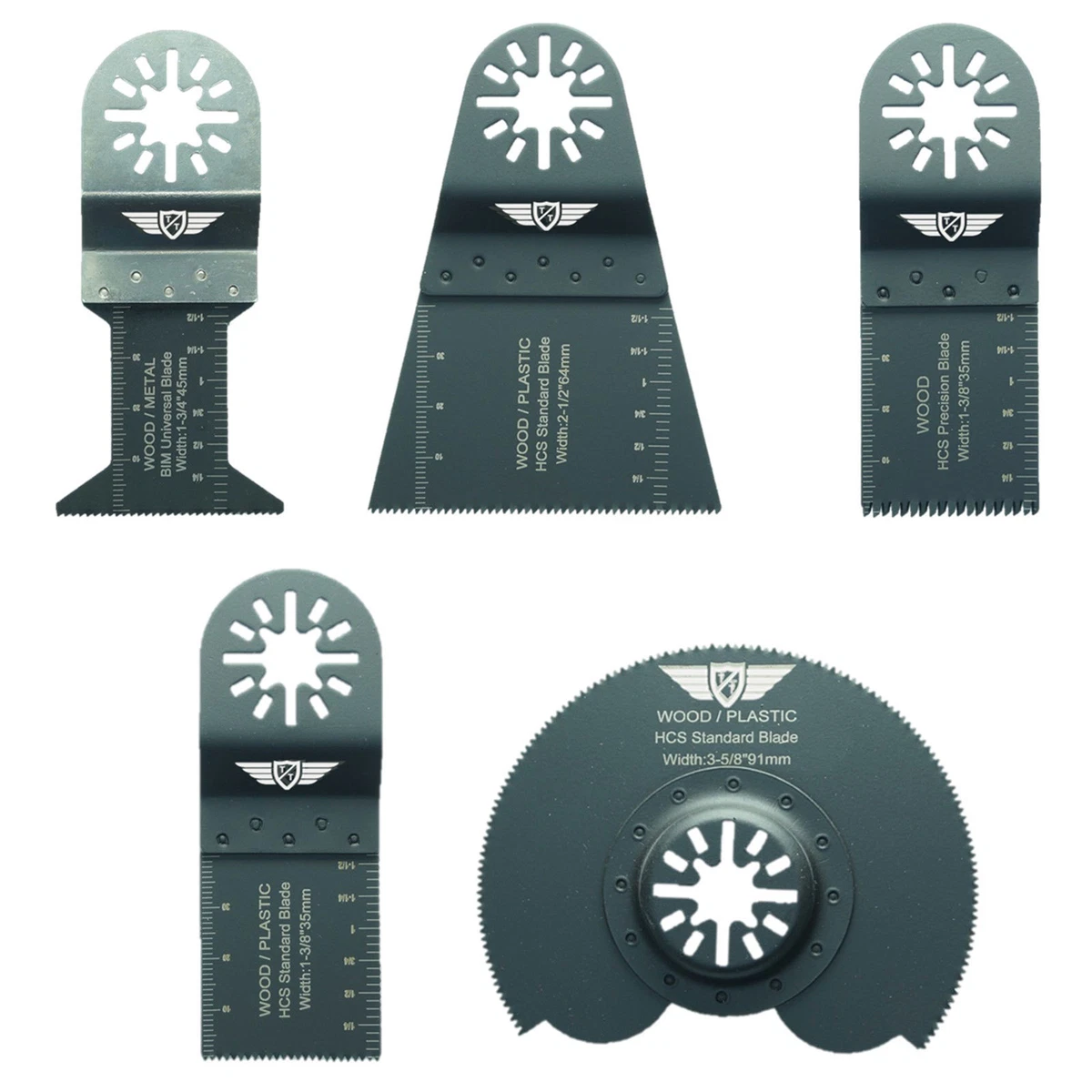 Topstools 5 x Mix Blades for Batavia Draper Redline VonHaus Silverline Multitool