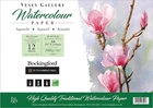 Vesey Gallery A3 Bockingford Water Colour Paper Pad. HP, CP & Rough. Made in UK