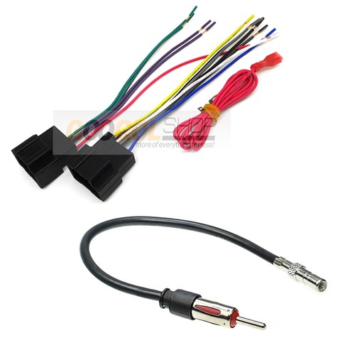 Car Stereo Radio wire harness and 