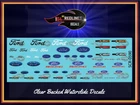 1/64 "Ford" Assorted Emblems Decal SCR-0590