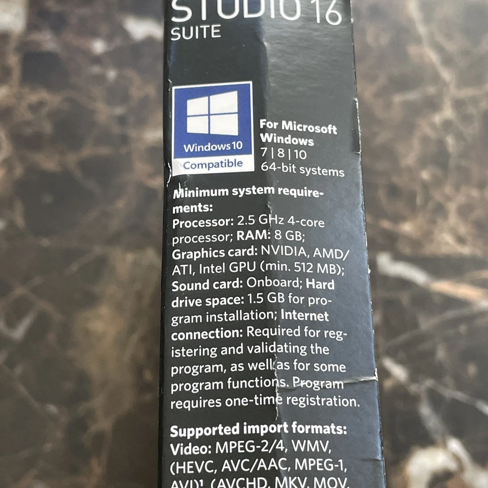 Vegas Movie Studio 16 Retail Box Disc - Image 3 of 3