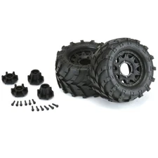 Pro-Line Masher 2.8 Tires on Raid Front Rear Adjustable Offset Wheels 12mm Hex