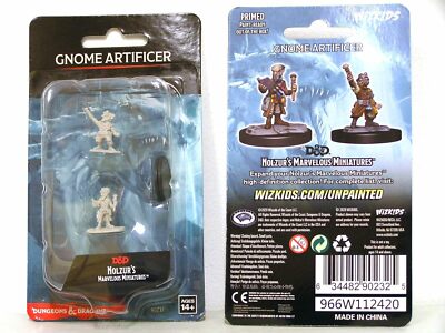 WZK90232 - D&D Nolzur's Marvelous - Unpainted Miniatures - Gnome Artificer Male