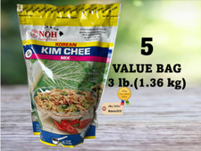 FIVE (5) NOH Foods of Hawaii KOREAN KIM CHEE MIX 3 LB NO MSG Made in USA