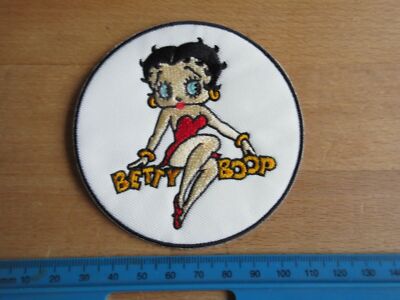 Betty Boop Sitting Pin-up Jacke Weste Patch US Army Rockabilly WWII Nose Art #1