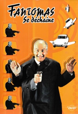 Fantomas Se Dechaine PAL DVD VIDEO 1965 classic crime mystery comedy Jean Marais