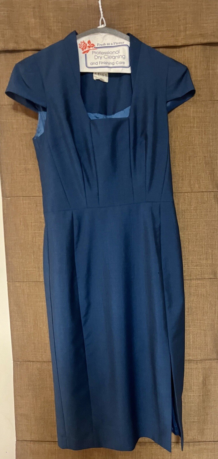 Reiss Blue Pencil Dress Size 4