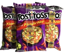 4-Pk Tostitos Extra Flamin' Hot 180g/6.3oz