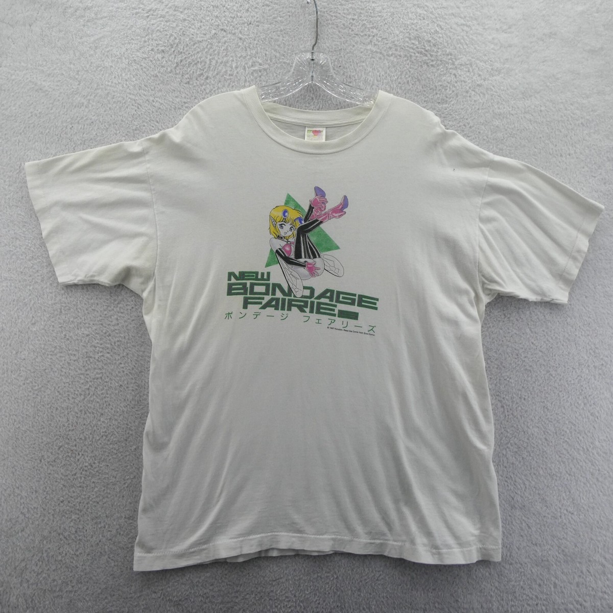 Vintage Fairies Shirt Mens XL Kondom Comics Anime Fruit of the