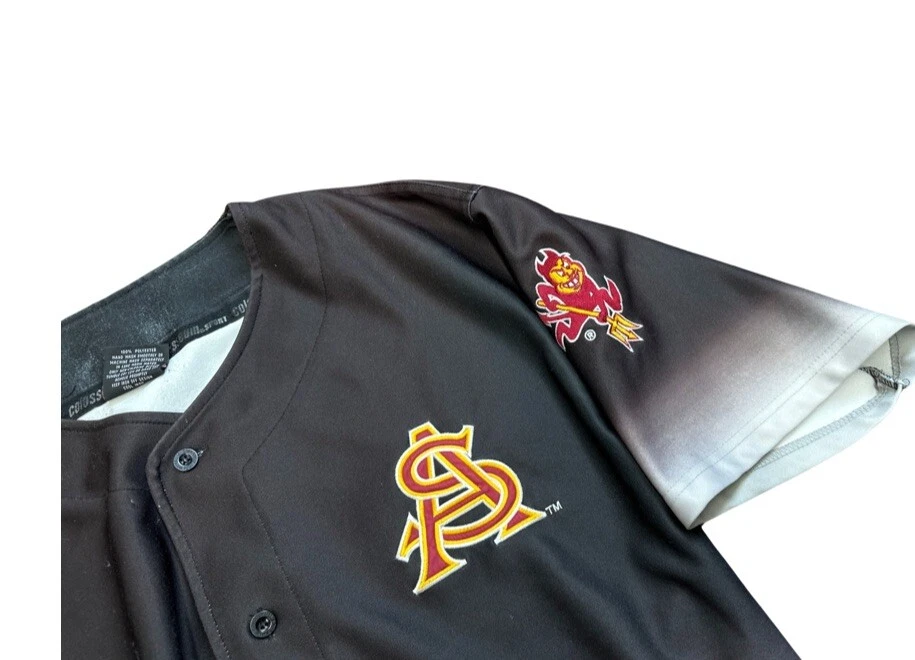 Arizona State Sun Devils Men’s Baseball Jersey Size Large - Image 2 of 4