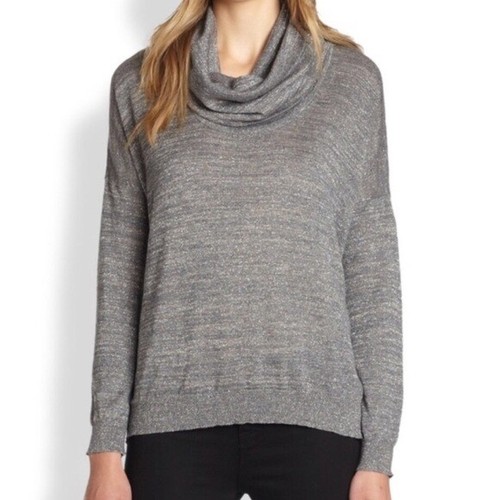 JOIE womens size S Mildred gray silver 