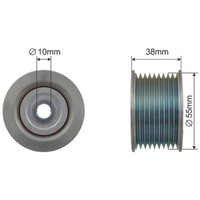 NTY Spannrolle Keilrippenriemen FüR Toyota Land Cruiser 200 _URJ20_ J20_ 4.5 D