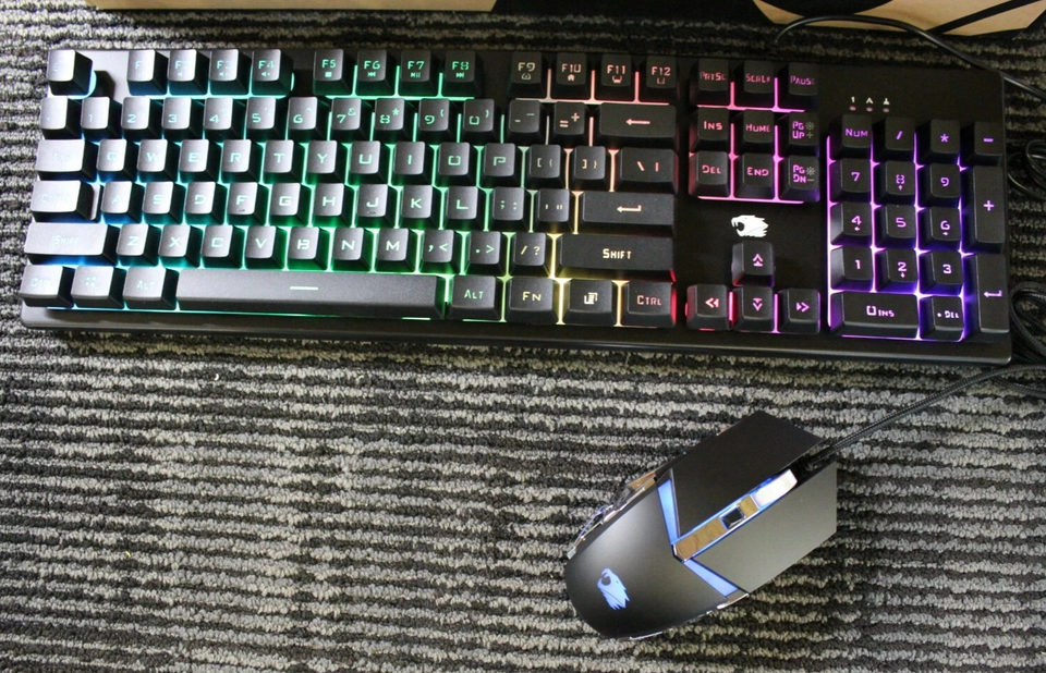 Genuine IBUYPOWER SA2210 RGB Gaming Keyboard and Mouse Combo **NEW ...