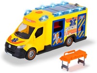 Dickie Toys Mercedes Benz Sprinter Rettungswagen Licht Sound ZubehöR 34,5 Cm