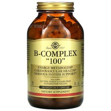2 X Solgar, B-Complex 100, 250 Vegetable Caps...