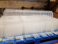 5 x Wham Storage Tubs Lids Pack of Five for 42, 62 and 110 Litre Crystal