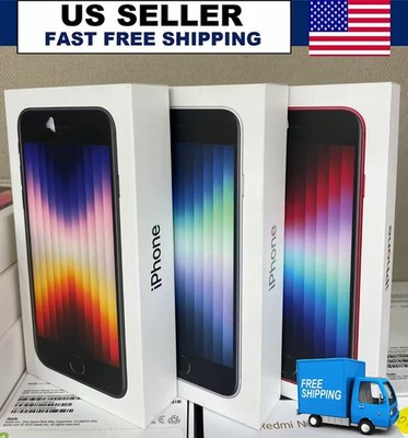 FACTORY NEW Sealed Apple iPhone SE 3rd 5G 2022 64-256GB UNLOCKED USA IN STOCK