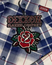 DIXXON FLANNEL CO - THE PASSION - 5XL - BRAND NEW - BLUE WHITE RED PLAID