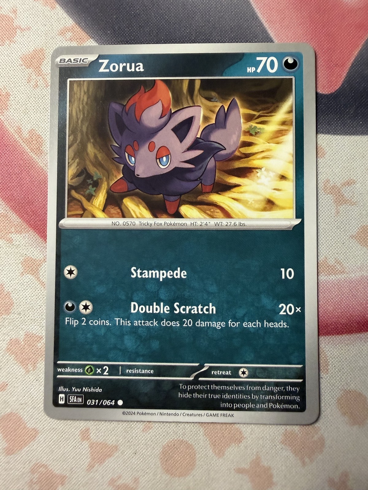 Zorua - Common SV: Shrouded Fable 031/064 NM English