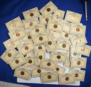1911-2003 Lincoln Cent Pennies Circulated/Uncirculated Lot of 40 1c 