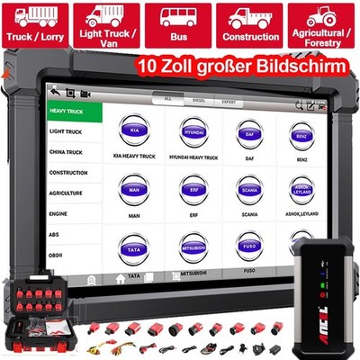 ANCEL X7 HD Diesel Heavy Duty 24V Truck LKW OBD2 Diagnosegerät ALL Steuergerät
