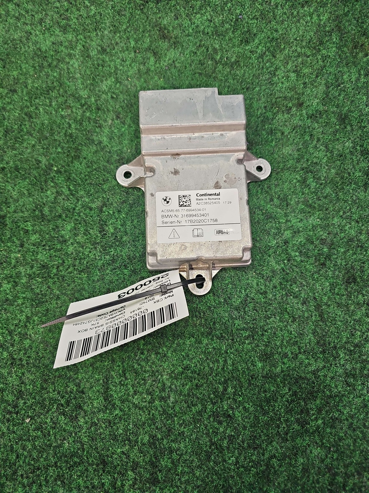 2017-2022 Bmw 740i Control Unit Oem 65779474812