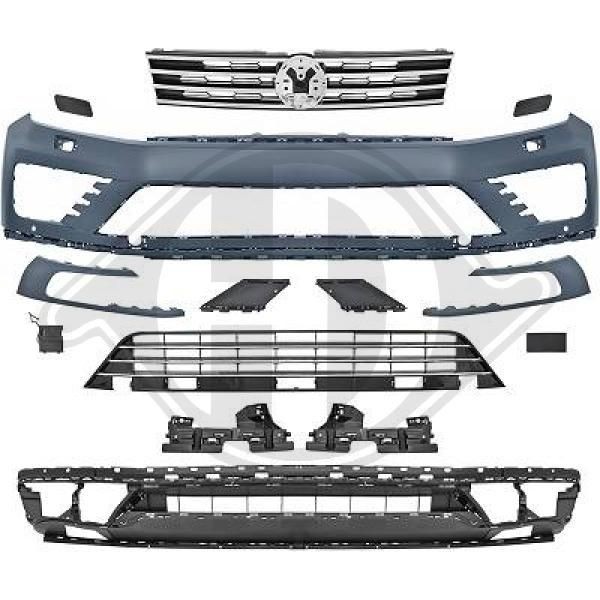 StossfÄNger Vorne Diederichs 2287350 FÜR VW-image