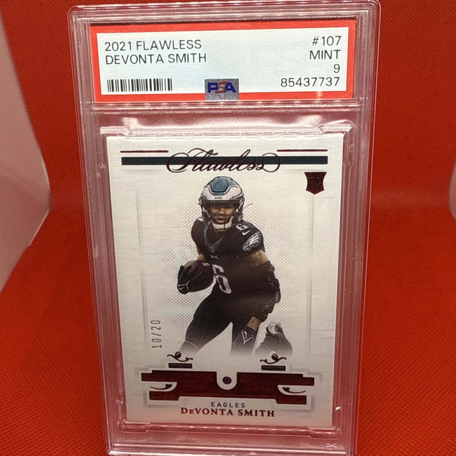 DeVonta Smith Panini Flawless #107 Base