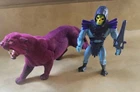 Vintage Motu Skeletor + Panthor Figure Set With Sword