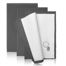 3PCS Silver Polishing Cloth, 11'' x 14'' X-Large PremiumJewelry Cleaning Cloth,