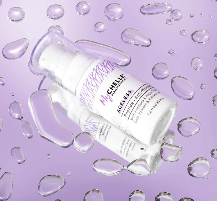 ¡NUEVO! MyChelle Péptido Egeless + Antiarrugas con Suero de Tallo de Planta de Argán - 1.0 fl. oz Foto 4 de 4