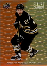 2023-24 Upper Deck Allure Color Flow Orange Yellow #CF12 James van Riemsdyk HKY