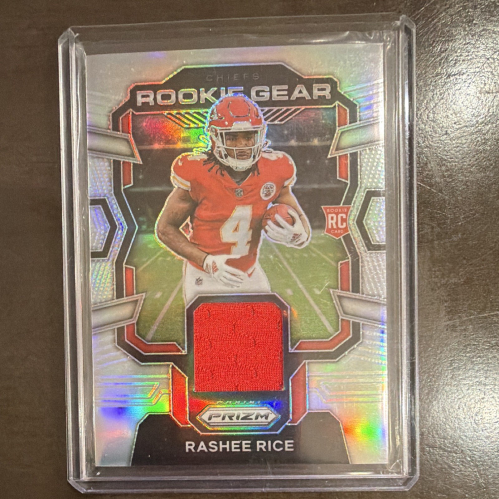 Panini Prizm 2023 Rookie Gear Rashee Rice Kansas City Chiefs RG-RR Football