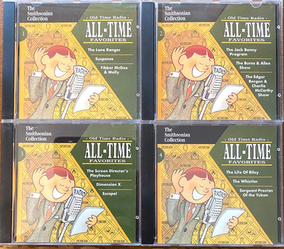 Old Time Radio All-Time Favorites - Smithsonian Collection / Set of 4 Audio CDs