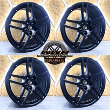 Genuine Porsche Macan 18" Refurbished SATIN BLACK Alloy Wheels - X4