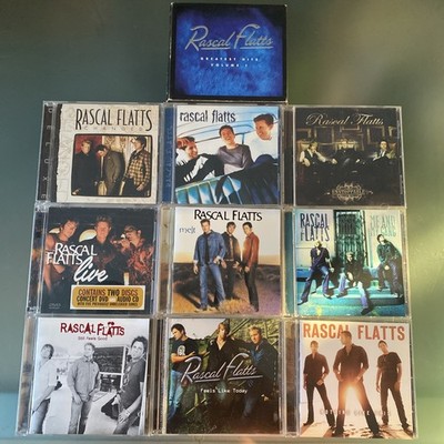 Rascal Flatts MEGA 10 LOT: Greatest Hits 1, Changed, Melt