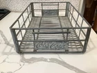Vintage 1950s Coca Cola Metal Wire Crate Rack Holds 24 Bottles Coke 16”L X 10.75