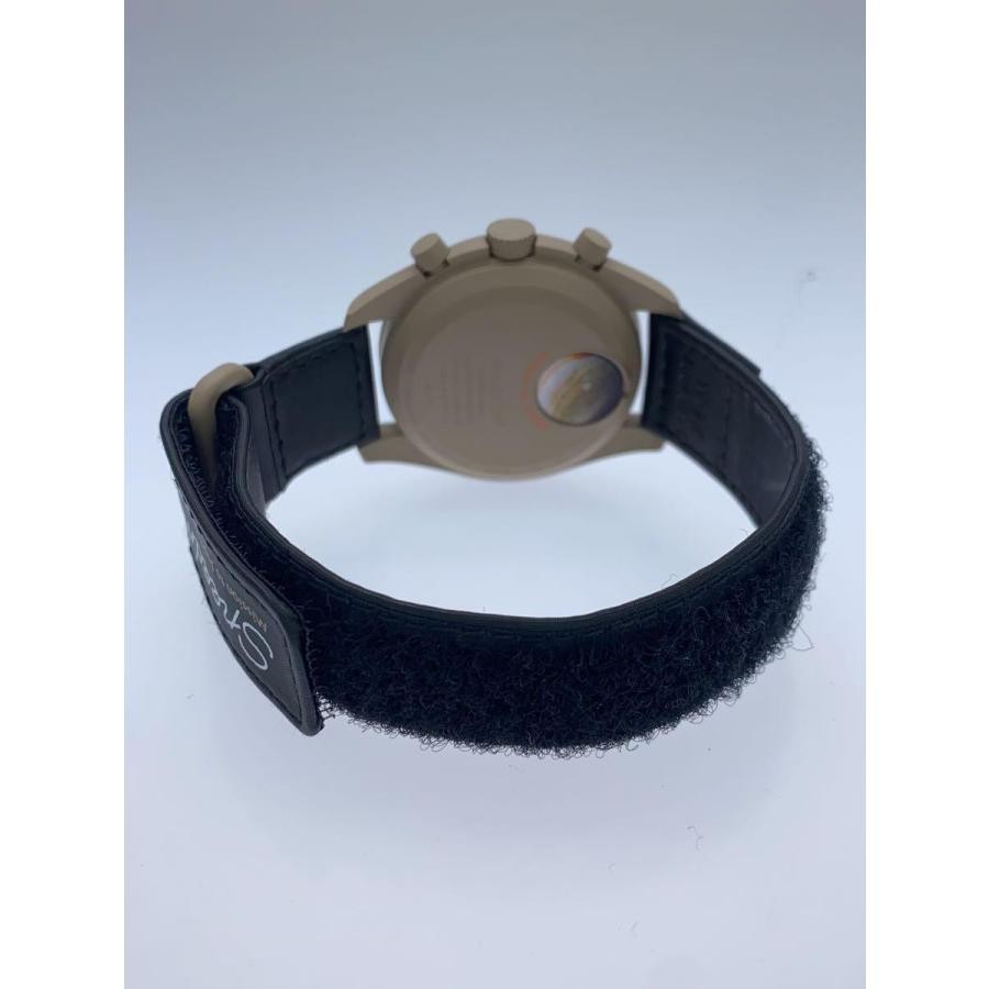 SWATCH◆Quartz watch/analog/--/BEG/BLK image 4