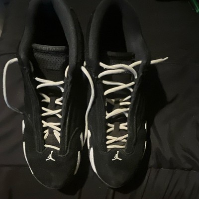 Jordan Boys Mid Top Basketball Sneakers Black/White Lace Up US 11 MPN 487471-016
